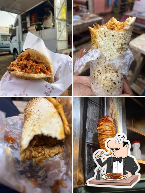 Pulled pork sandwich at BADEKHAN'S FOOD COURT