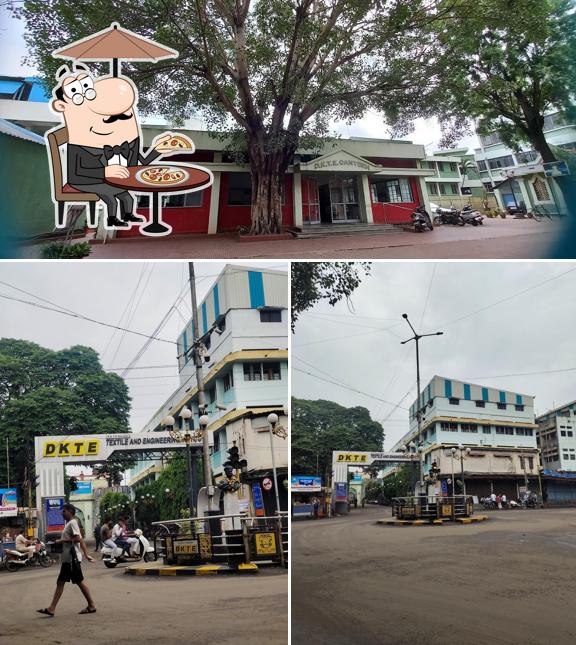 The exterior of DKTE CANTEEN