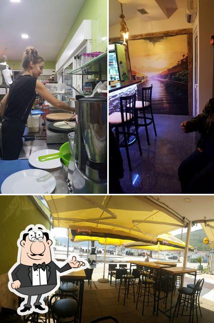 Gli interni di Fast Food Katarina