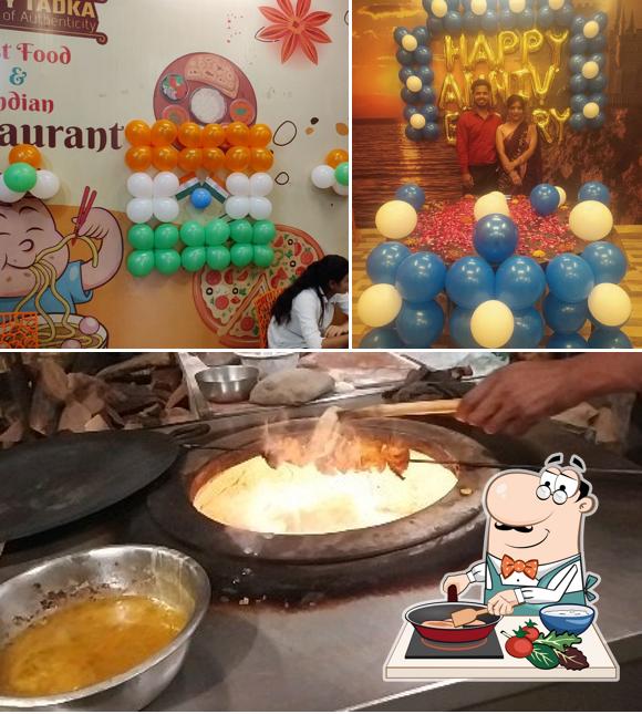 Chicken curry at Krispy Tadka