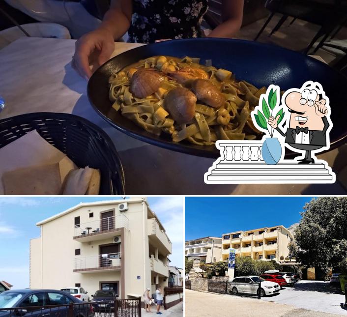 Tra le varie cose da Pansion STAR si possono trovare la esterno e cibo