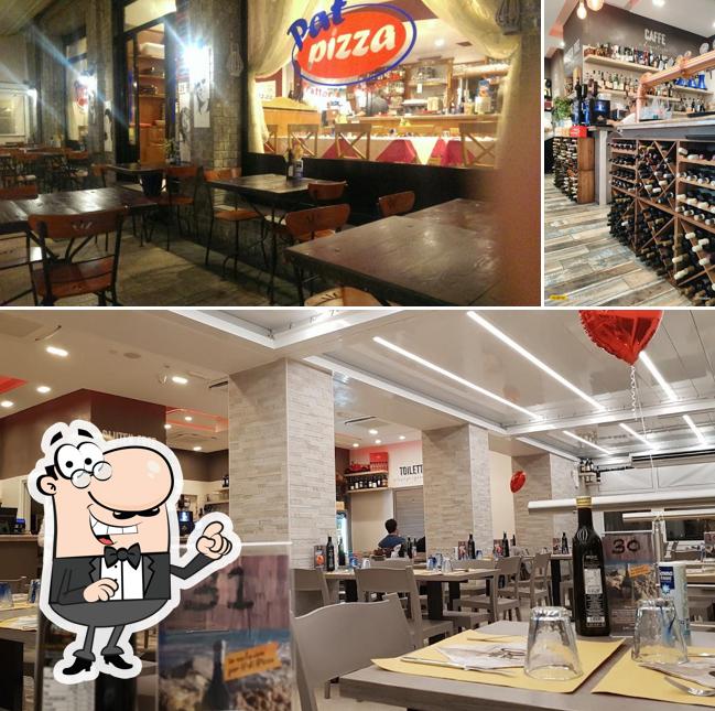 Gli interni di Pat Pizza