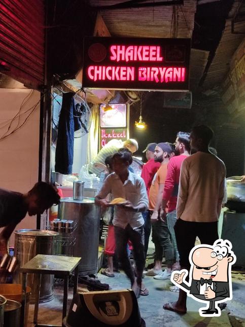 Here's an image of Shakeel Biryani Corner