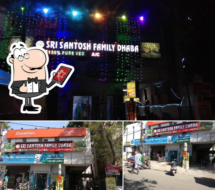 The exterior of Sri Santosh Family Dhaba