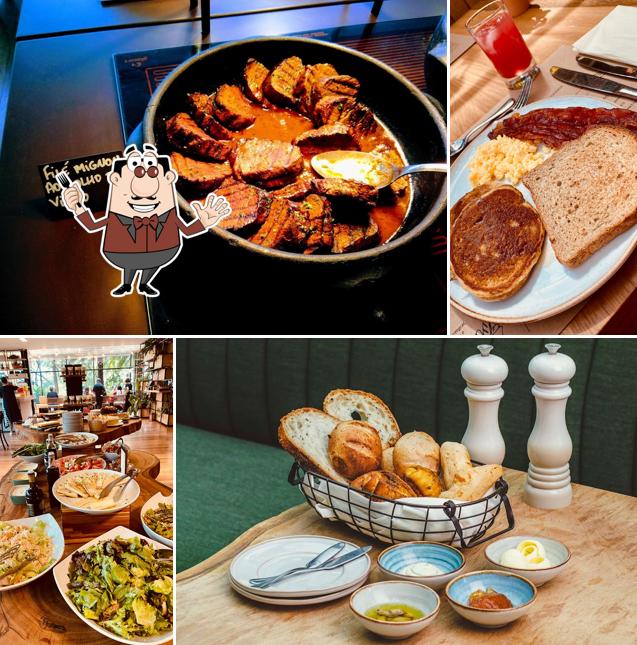 Comida em Terraço Jardins