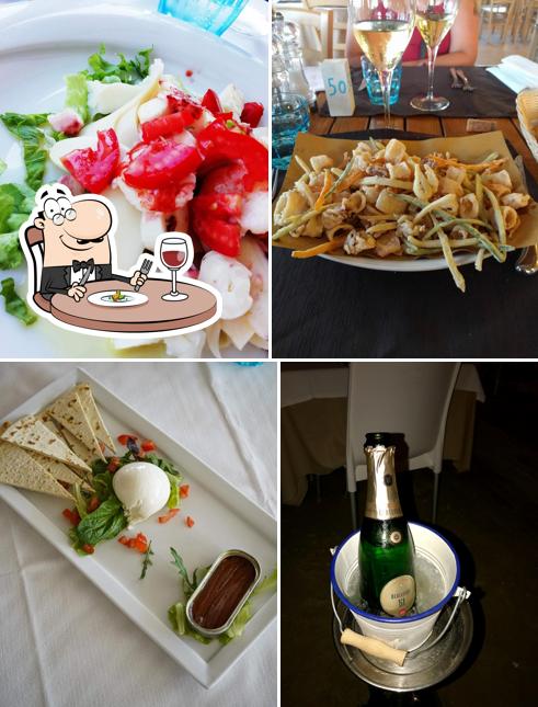 Platti al Ristorante Gabbiano Zadina