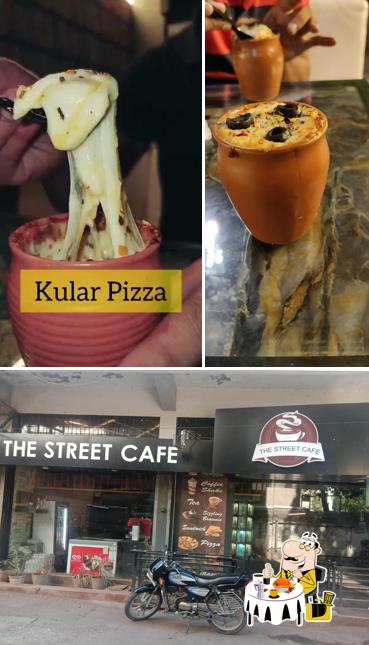 Among different things one can find food and exterior at The Street Cafe