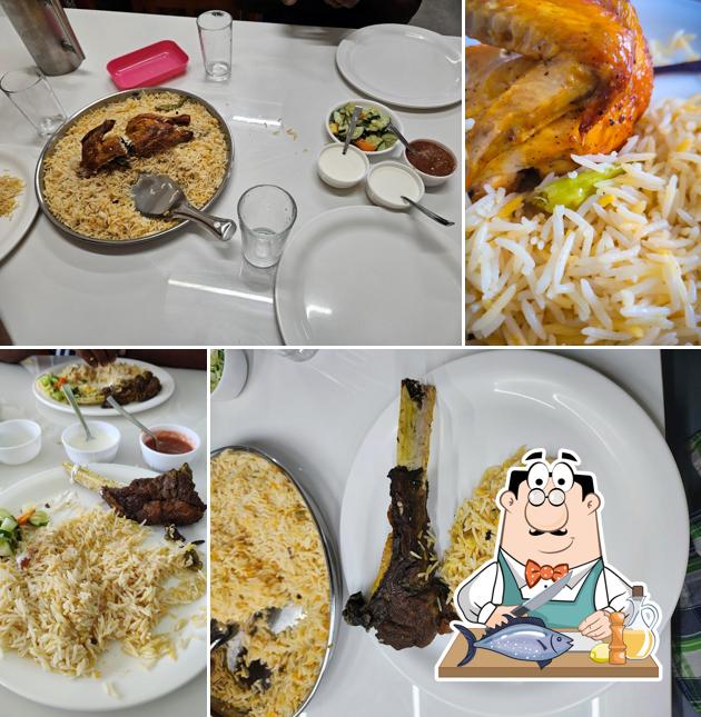 Grilled salmon at Al-Reem