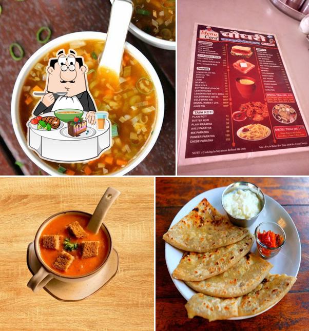 Hot and sour soup at Choudhary Hotel & Restaurant