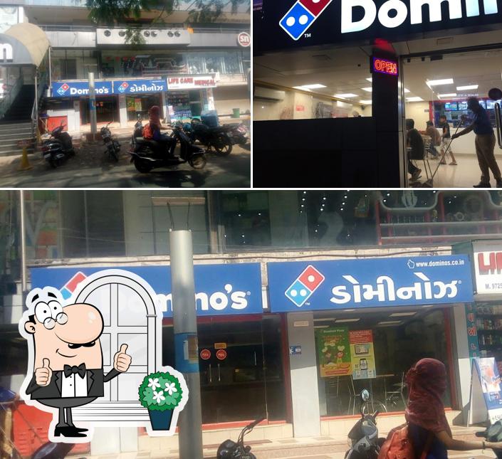 The exterior of Domino's Pizza Thaltej, Ahmedabad