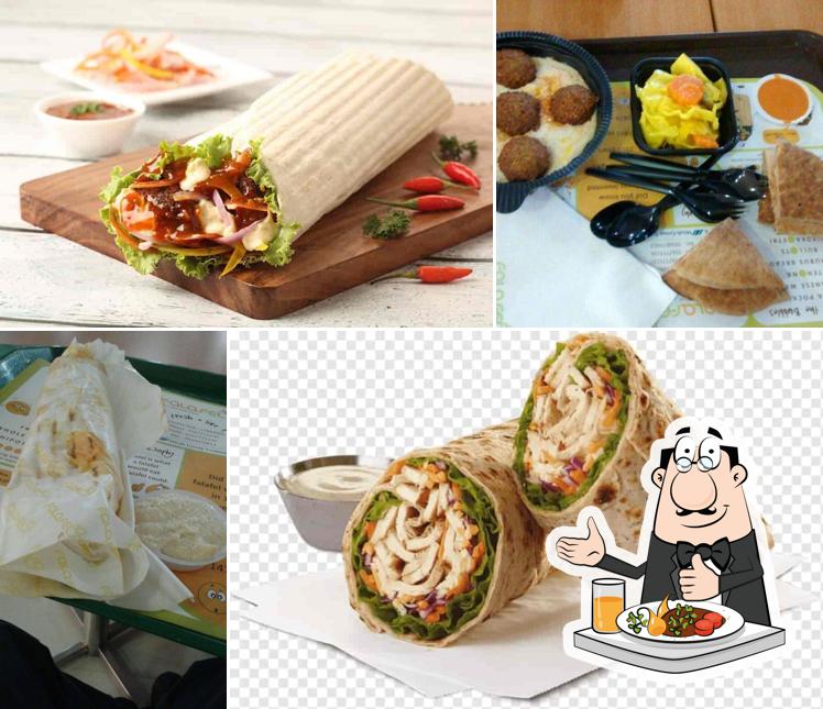Food at Falafels