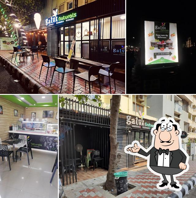 Take a seat at one of the tables at Gatox Naturals