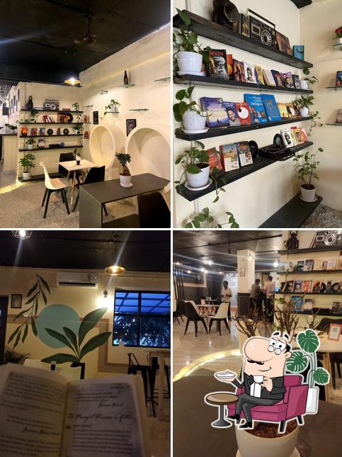 The interior of lifafa cafe & bistro