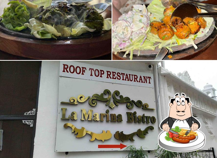 Food at La Marina Bistro (Rooftop Lakeview Restaurant)
