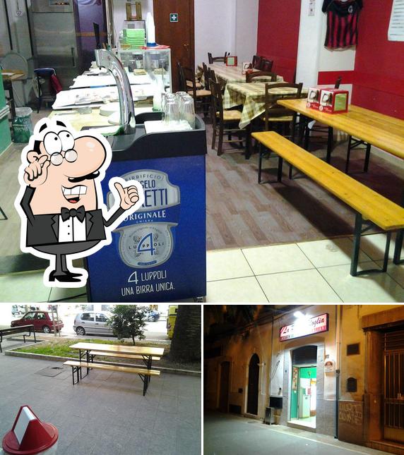 Gli interni di La Pizza Sfoglia