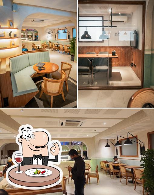 The photo of Beanlore Coffee Roasters - HSR Layout’s food and interior