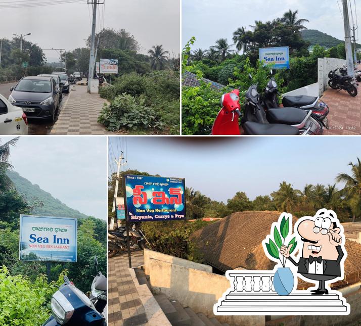 You can get some fresh air outside Raju Gari Dhaba