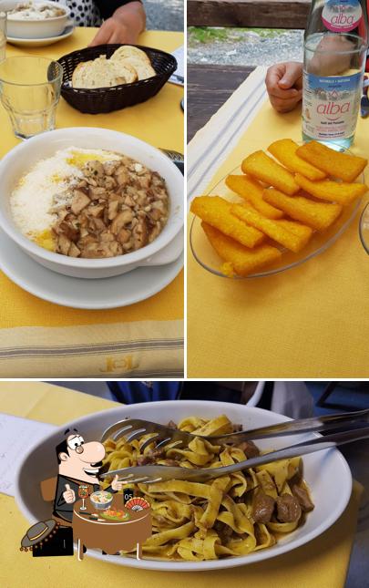 Cibo al Bar Ristorante Lago della Ninfa