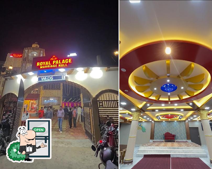 The exterior of Royal palace marriage hall & restaurant