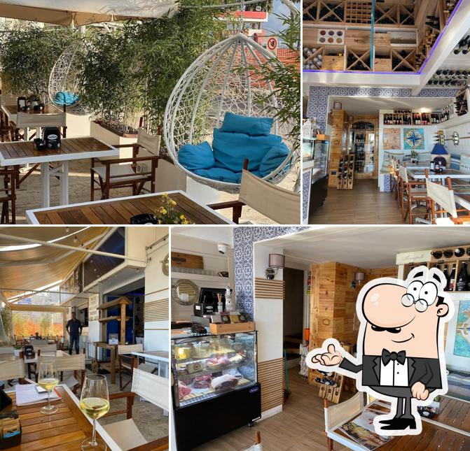 Gli interni di Yacht Cafè La Cambusa