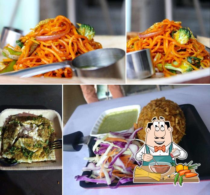 Spaghetti bolognese at Egg Mania