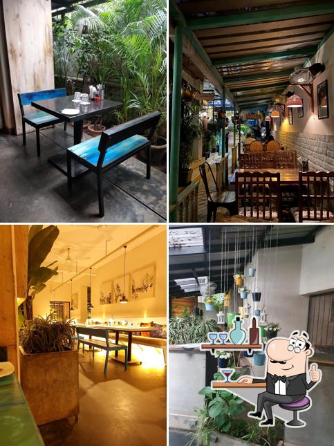 Take a seat at one of the tables at Phobidden Fruit Vietnamese Kitchen