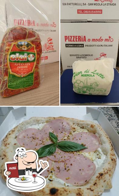 Platti al Pizzeria A Modo Mio