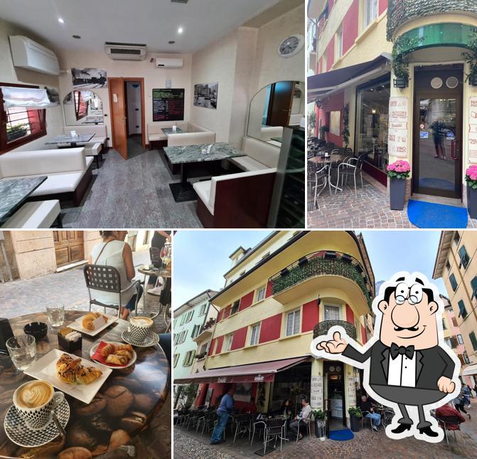 Gli interni di Bar Troiani
