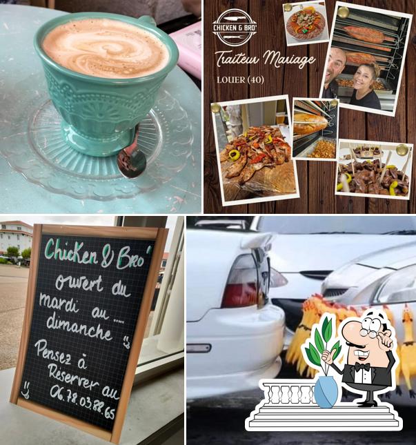 Tra le diverse cose da Cup Of Me si possono trovare la esterno e cibo