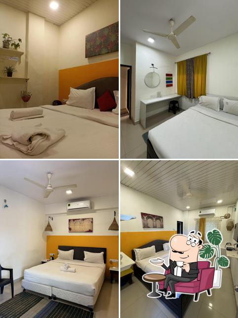 The interior of Flora Ecostay lonavala