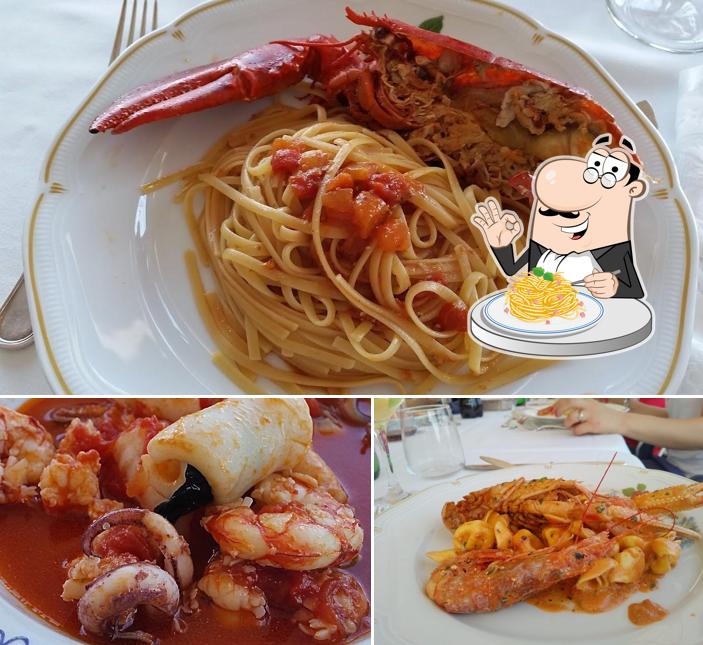Spaghetti alla carbonara al Porto Di Ulisse & La Veranda