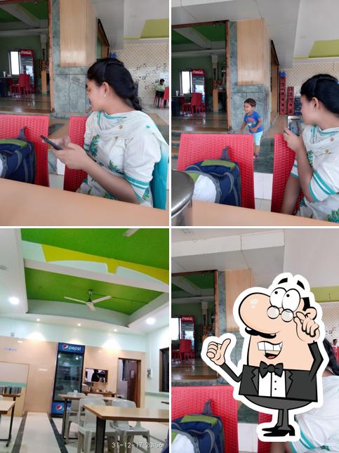 The interior of Hotel unique palace ( Veg /non veg)