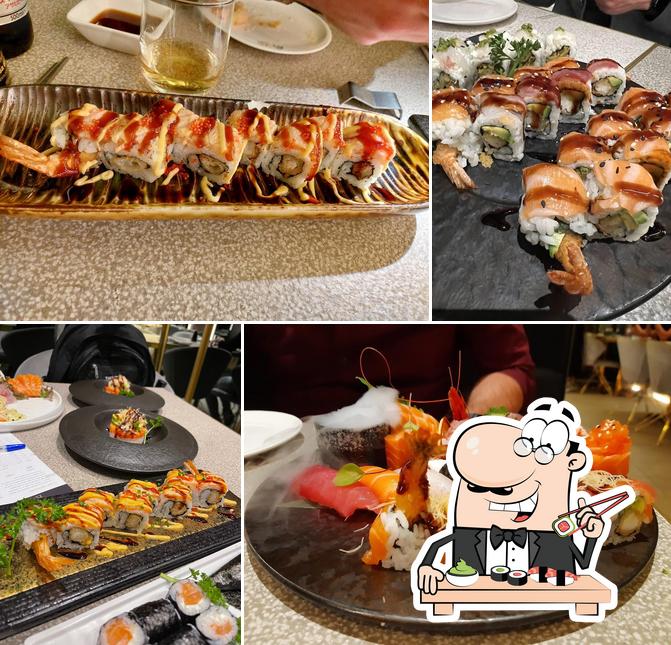 Prenditi le varie opzioni di sushi