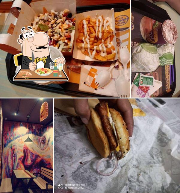 Food at The Burger Club