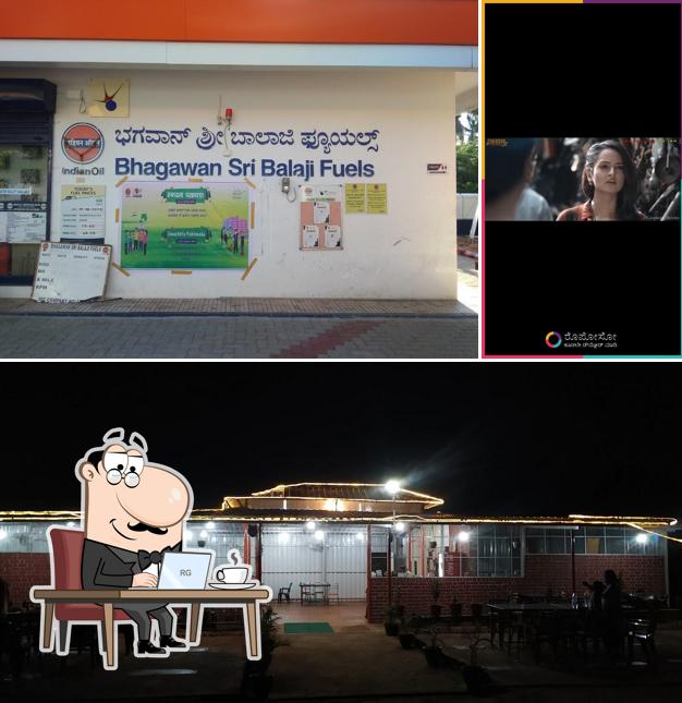 The interior of Arasu Family Restaurant