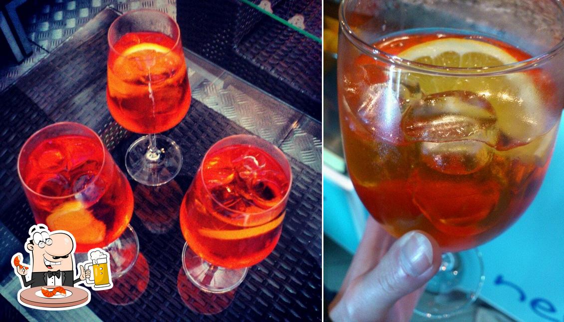 Puoi goderti un rinfrescante bicchiere di birra chiara o scura