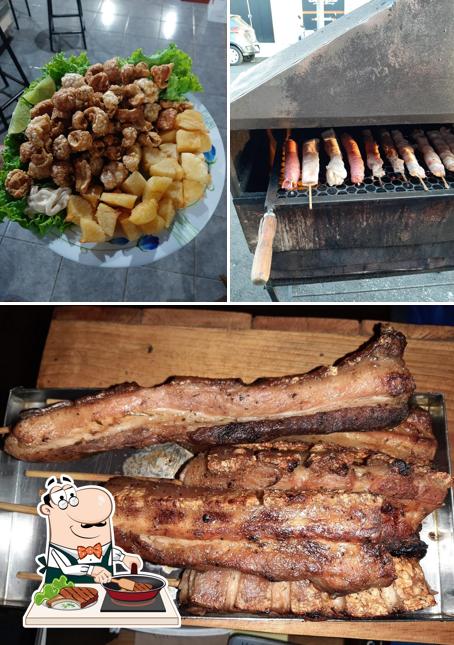 Peça pratos de carne no Espetos Bar e Menu Caipira
