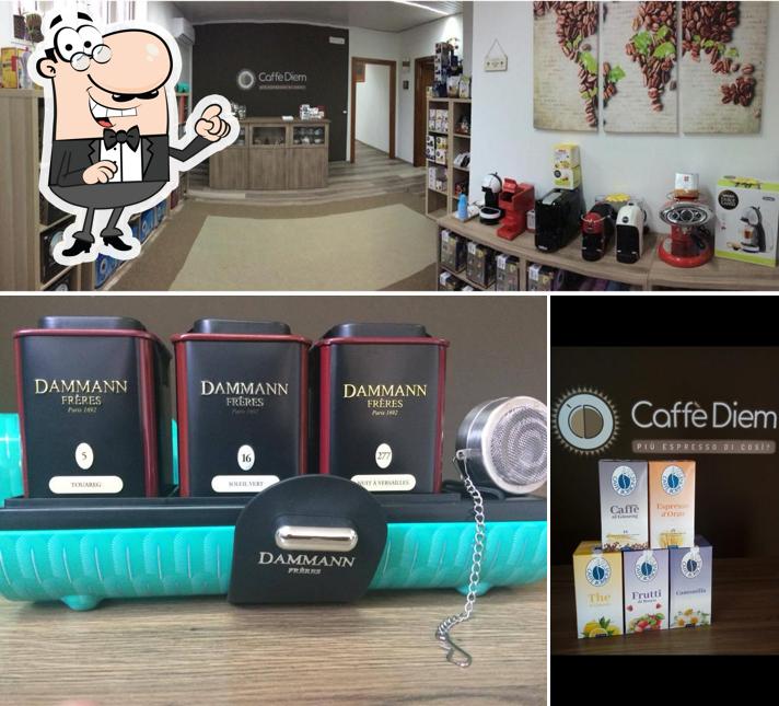 Gli interni di Caffè Diem