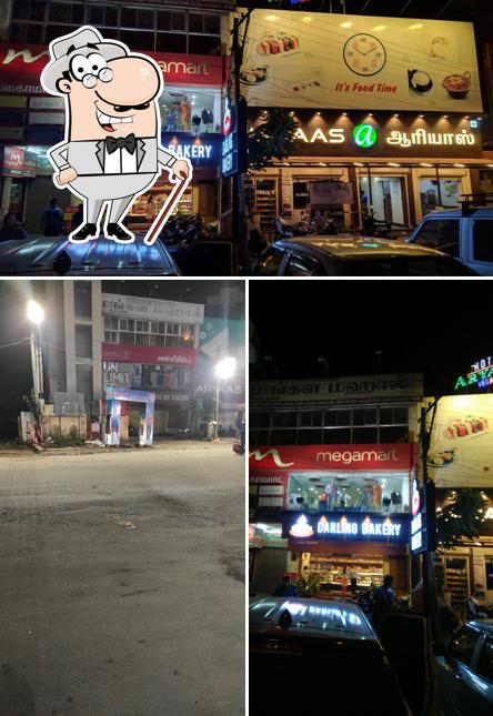 The exterior of Darling Bakery Vellore