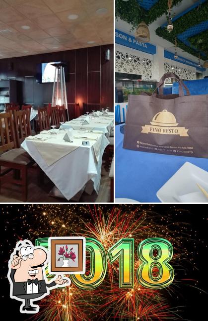 La intérieur et extérieur du restaurant