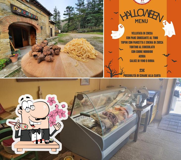 Prova le varie opzioni di sushi