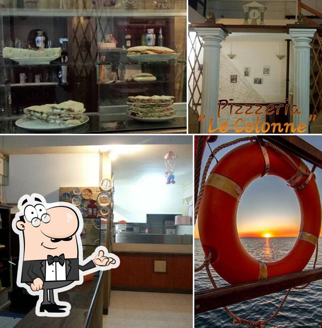 Questa è la foto che raffigura la interni e esterno di Pizzeria Le Colonne Di Guarini Laura