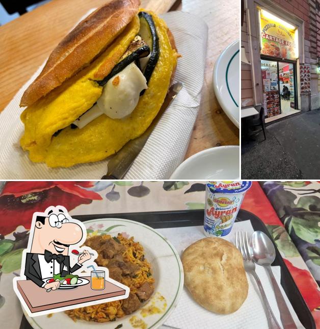 Panino con maiale stirato al Pizzeria-Ristorante Cartage Food