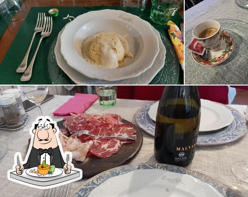 La foto di cibo e bevanda da Ristorante Locanda Del Colle