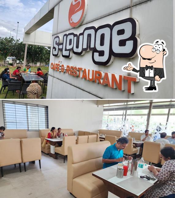 The interior of S lounge