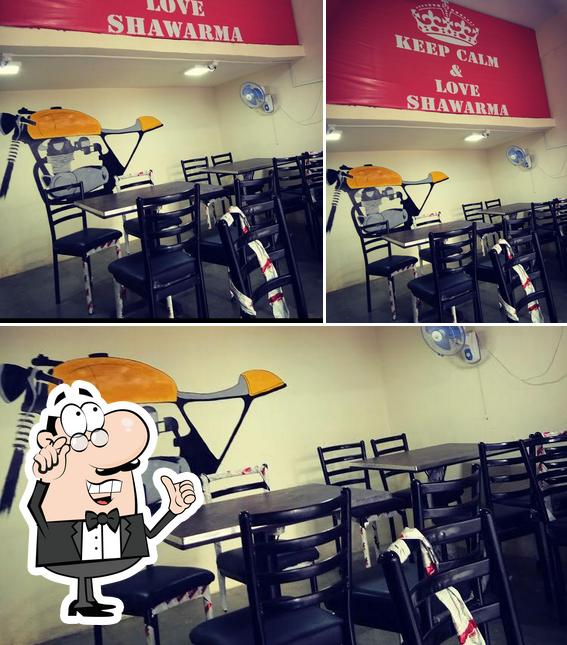 The interior of MH 46 Shawarma House