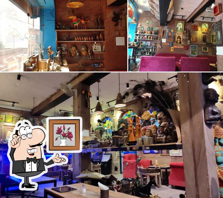The interior of Sam's Art Cafe