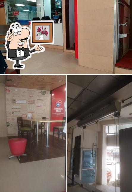 The interior of Domino's Pizza Ballabhgarh, Faridabad