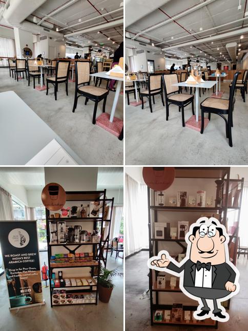 The interior of Blue Tokai Coffee Roasters Infantry Road