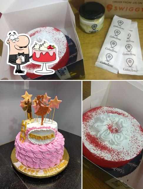 Red velvet cake at CakeZone